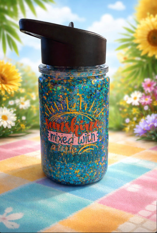 10oz “Sunshine” Snow globe Tumbler